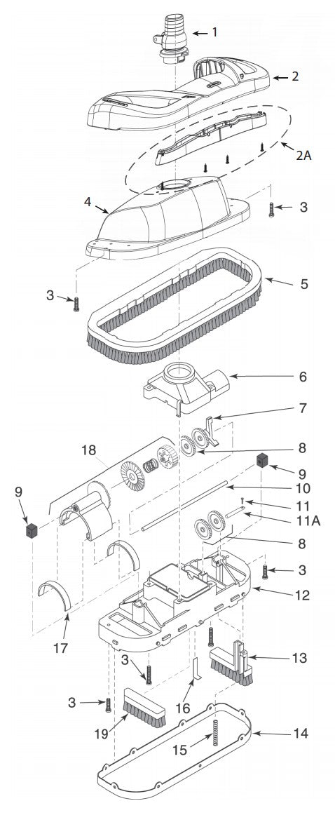 Pentair Dorado Pool Cleaner Parts