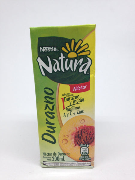 NATURA DURAZNO NÉCTAR 200ML – PideOK