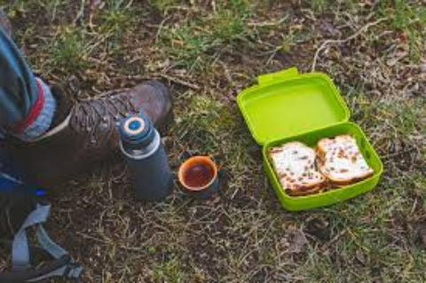 Snack box for a hiker