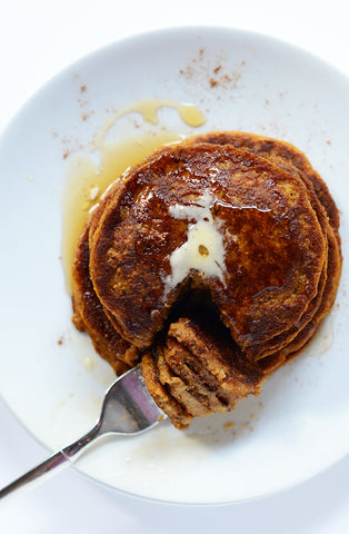 Vegan Pumpkin Spice Pancakes