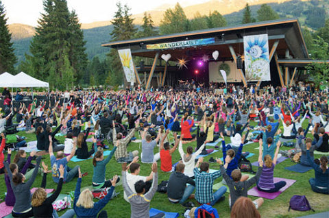 Yoga At Summer Music Festival