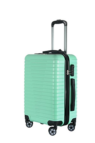 Brio Luggage Hardside Luggage 3 Piece Set- Light Green