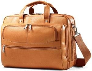 samsonite leather laptop briefcase