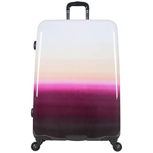 pink ombre suitcase