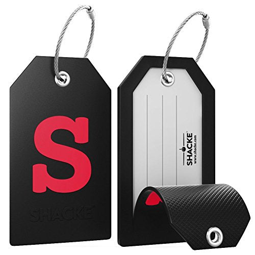 initial luggage tags