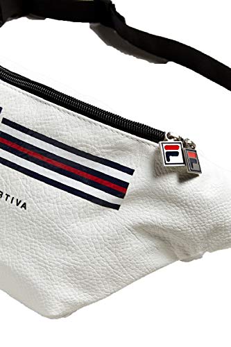 fila white sling bag