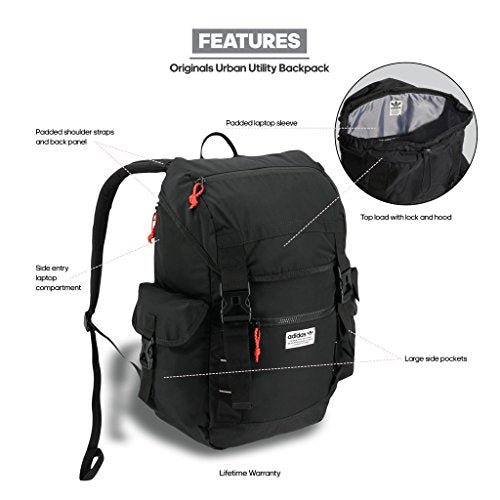 adidas originals urban utility iii backpack in black