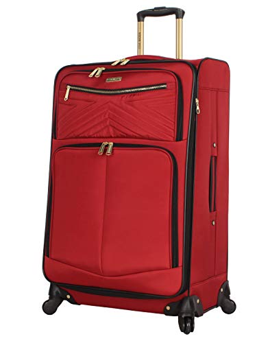 US Traveler Forza 2pc Softside Rolling Suitcase Travel Luggage Spinner Wheels 21 inch Carry-On Bag Red, Size: Carry on + Tote