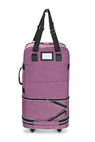 Biaggi Luggage Zipsak Boost Pro Foldable Spinner Carry On, Expands to ...