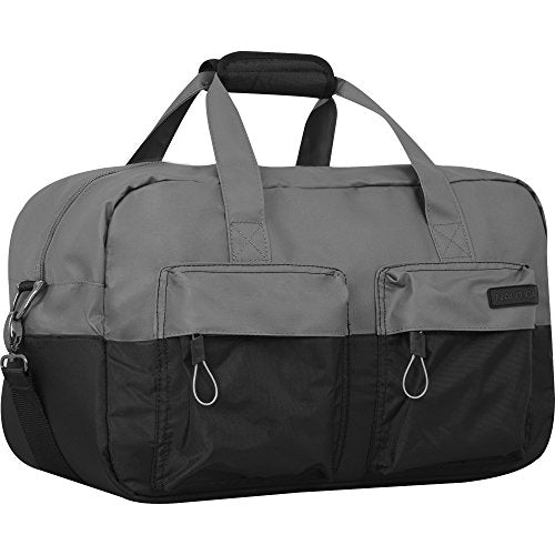 Nautica Harpswell Carry Duffle, Grey/Black