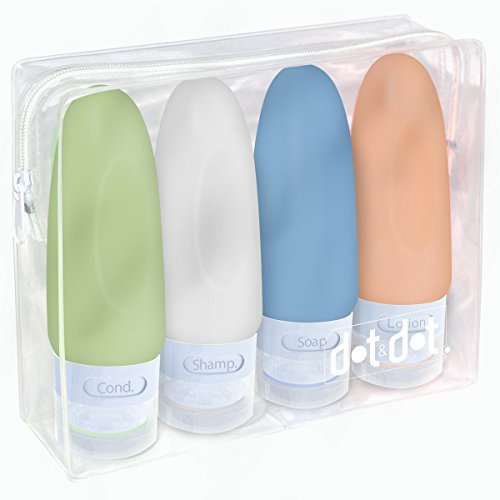 Photo 1 of 3 Leak Proof Travel Bottles - 3 oz Travel Containers for Travel Size Toiletries with TSA Quart Bag