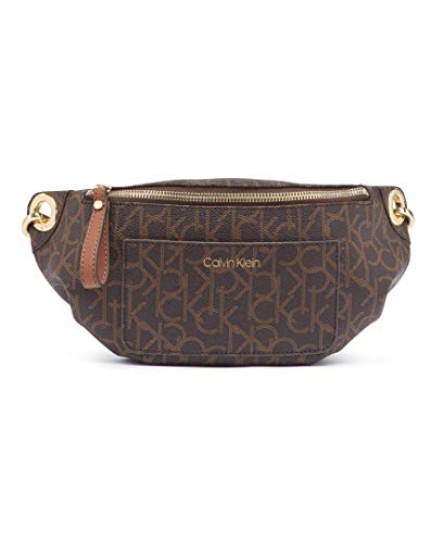Calvin Klein Sonoma Signature Monogram Belt Bag, brown/khaki/luggage ...