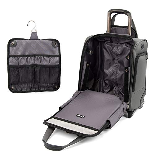 Travelpro Crew Versapack Rolling Underseat Carry-on, Titanium Grey