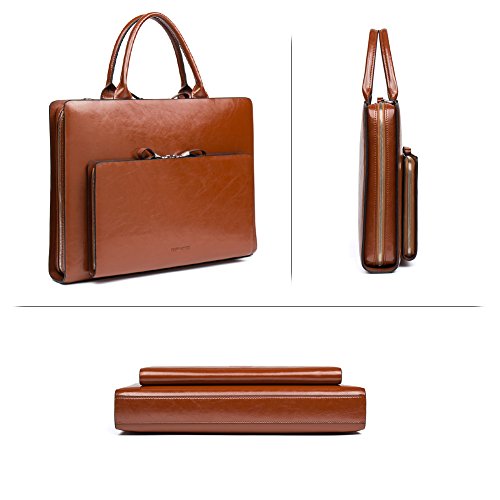 bostanten leather briefcase