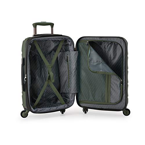 olive green luggage set