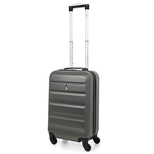 aerolite 8 wheel hard shell cabin luggage case