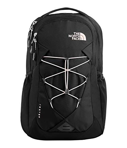 north face backpack black and pink