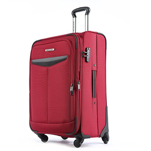 lightweight suitcases on wheels