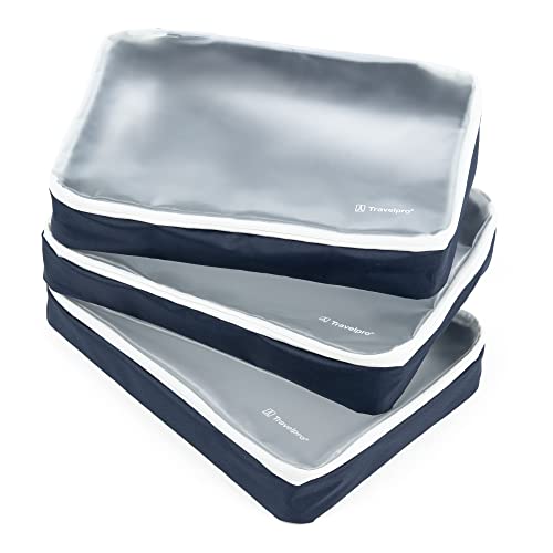 Travelpro Roadtrip 3 Pack Large Water-Resistant Packing Cubes, Blue