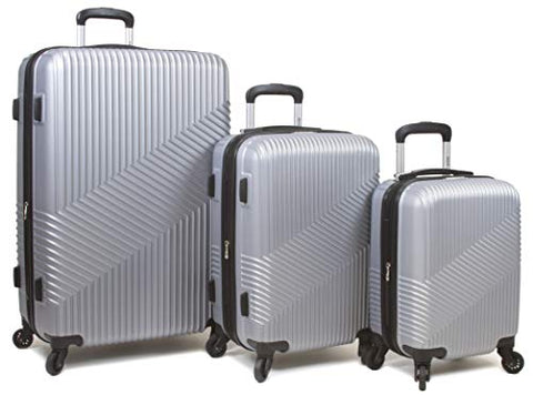 dejuno legion expandable hardside spinner luggage set