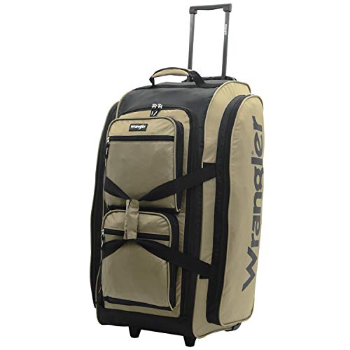 Shop Wrangler Wesley Rolling Duffel Bag, Tann – Luggage Factory