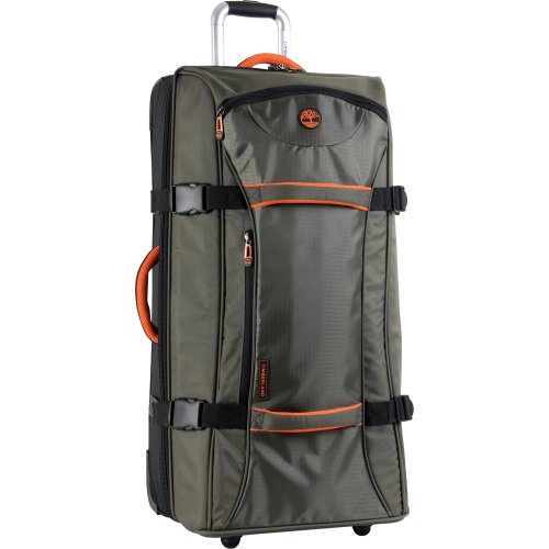 Timberland Luggage Twin Mountain 30 Inch Wheeled Duffle, Burnt Olive ...