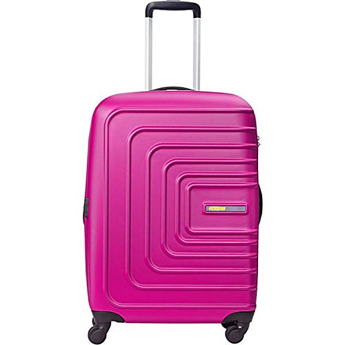 american tourister pink hard case