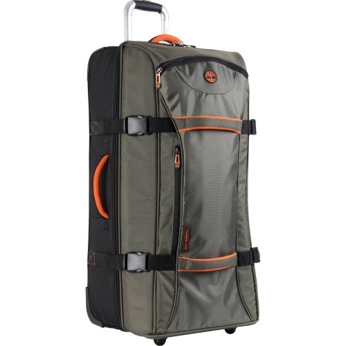 Timberland Luggage Twin Mountain 30 Inch Wheeled Duffle, Burnt Olive ...