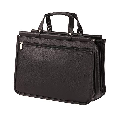 Bugatti Executive Briefcase, Synthetic Leather, Black