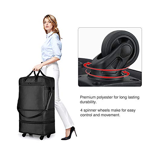 expandable foldable suitcase