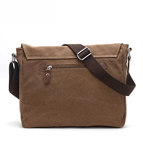 Vintage Canvas Messenger Bag Ipad Bag Bookbag Satchel Crossbody Bag ...