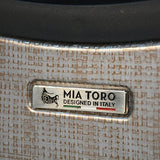 Mia Toro Italy Macchiolina Polish Hardside Spinner Luggage 3pc Set, Gold