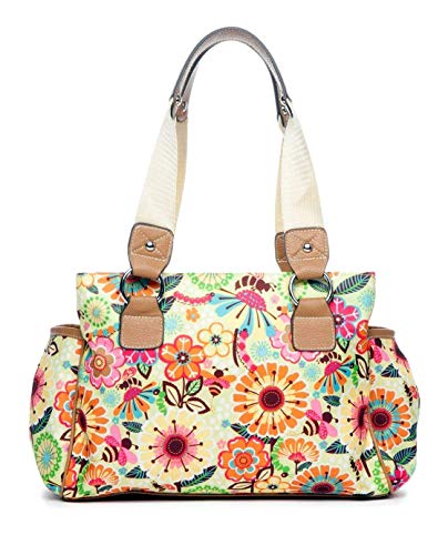 Lily Bloom Landon Triple Section Satchel, Busy Bee, Eco Friendly