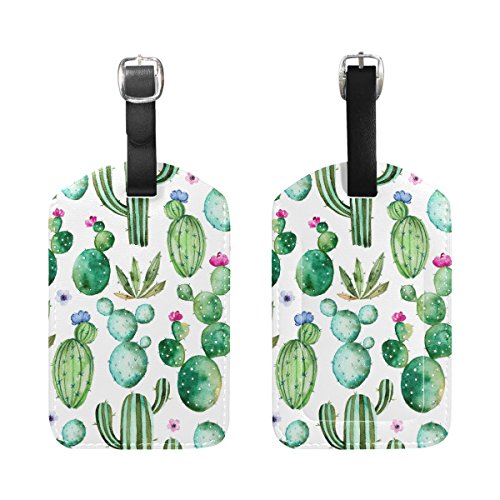 Shop Use4 Cactus Watercolor Luggage Tags Trav – Luggage Factory