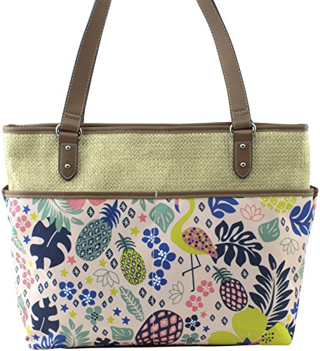 lily bloom luggage tropical pineapple