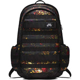 nike sb rpm floral & black backpack