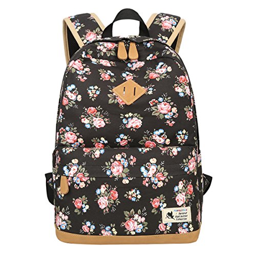 Shop ABage Cute Casual Bag Floral Canvas Back – Luggage Factory