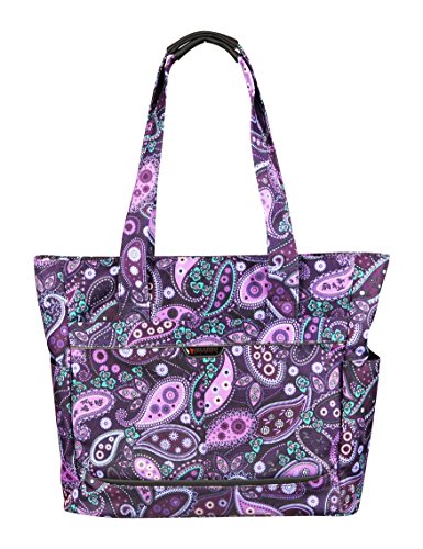 Ricardo Beverly Hills Mar Vista Tote, Purple Paisley, 18-Inch