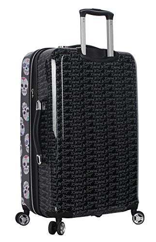 betsey johnson skull luggage