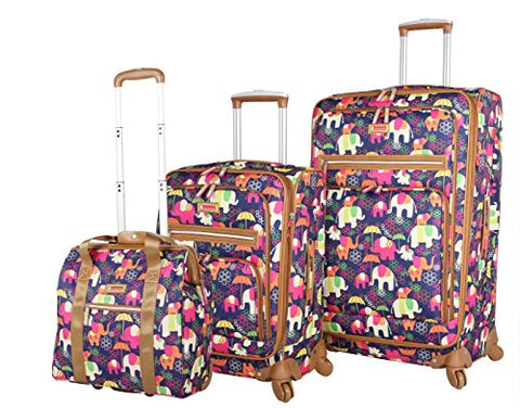 lily bloom elephant rain luggage