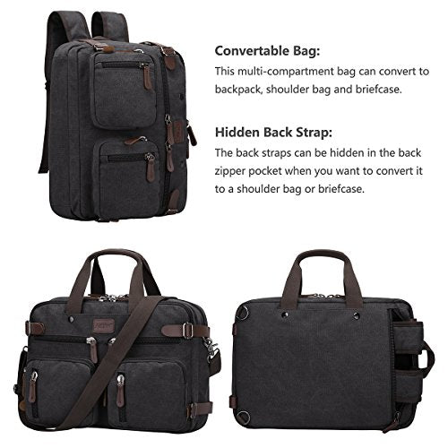 laptop backpack messenger bag hybrid