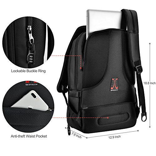 KOPACK Laptop Backpack Slim Business Travel Backpack Bag Pack 17 16 ...