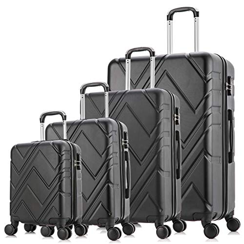 Shop COOLIFE Luggage 4 Piece Set Suitcase Spi – Luggage Factory