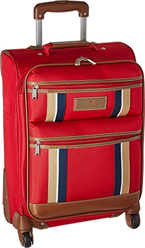 tommy hilfiger luggage red