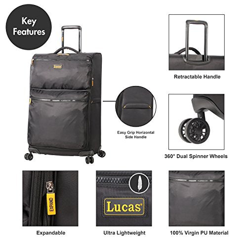 lucas ultra lightweight luggage