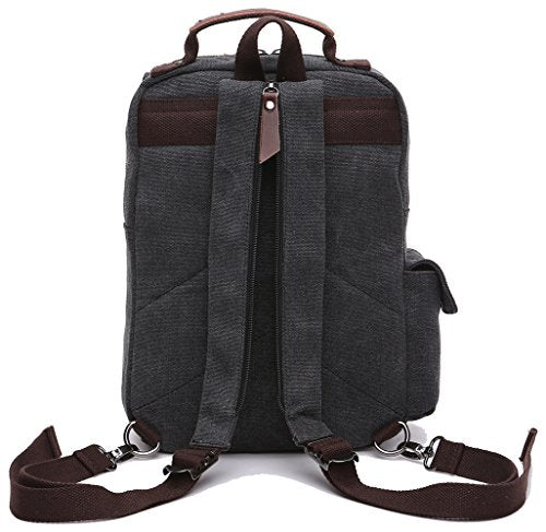Zuolunduo Small Canvas Backpack Schoolbag Shoulder Bag Rucksack ...