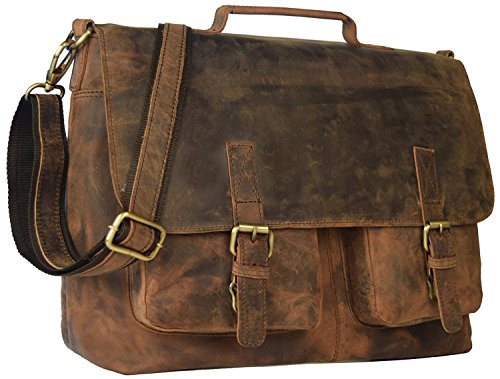 leather laptop messenger bag