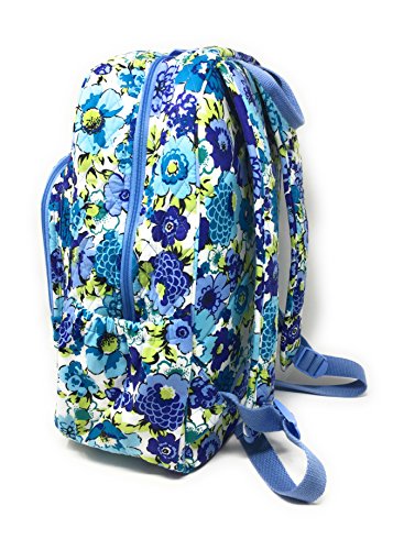 vera bradley bordeaux blooms campus backpack