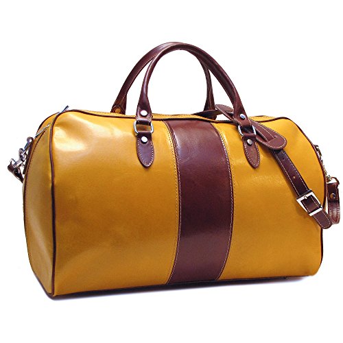 Shop Floto Venezia Duffle Bag in Yellow and B – Luggage Factory