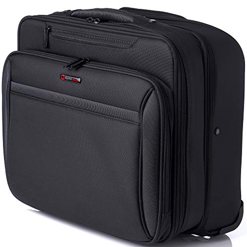 Alpine Swiss Rolling Laptop Briefcase Wheeled Overnight Carry on Bag Up ...